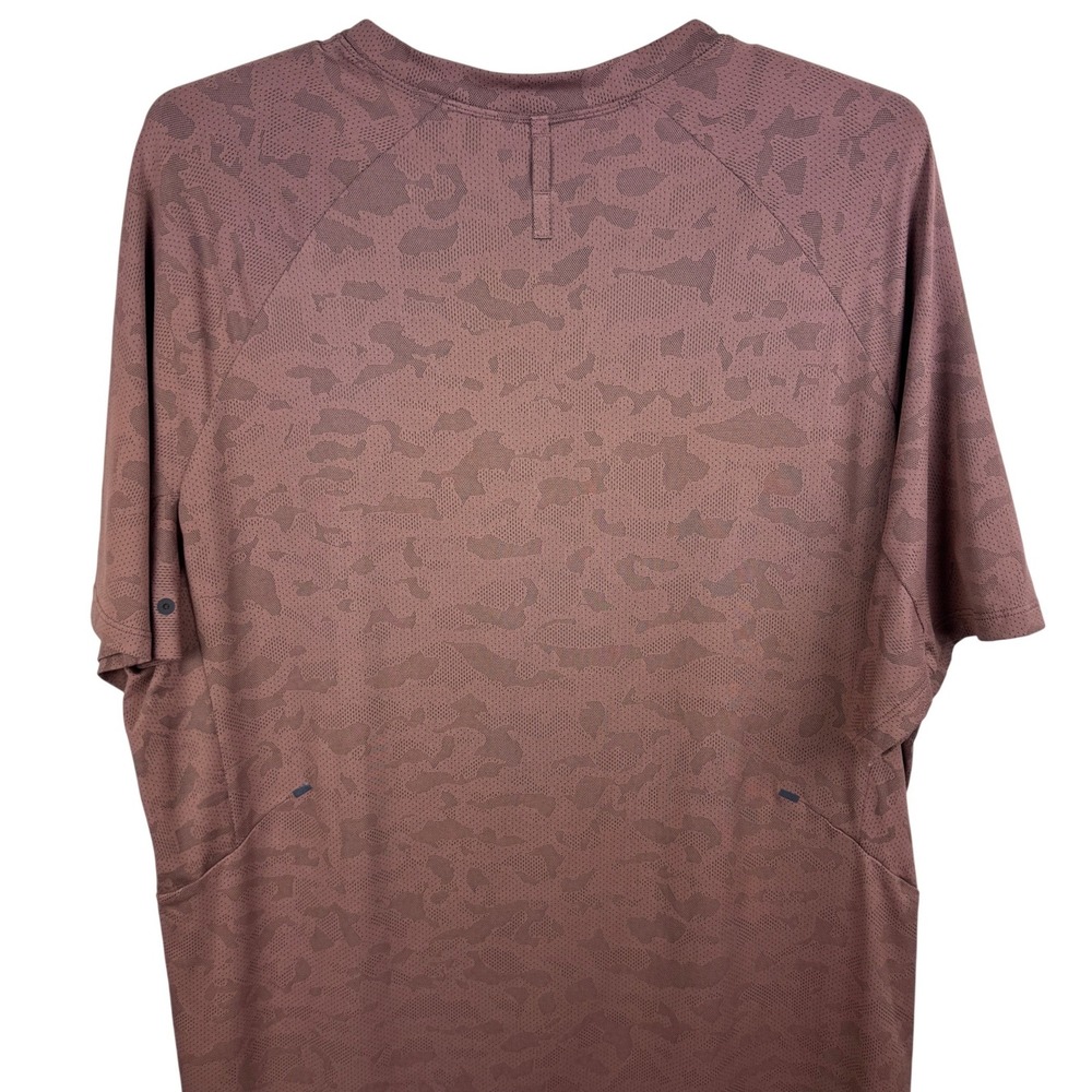 Lululemon Men's ABC Camo Short Sleeve Active Shirt Top Size Medium - Picture 4 of 8
